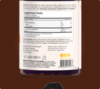 Supplement facts label for Bee Healthy fiber and probiotic honey gummies