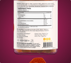 Supplement facts label for Bee Restful sleep honey gummies